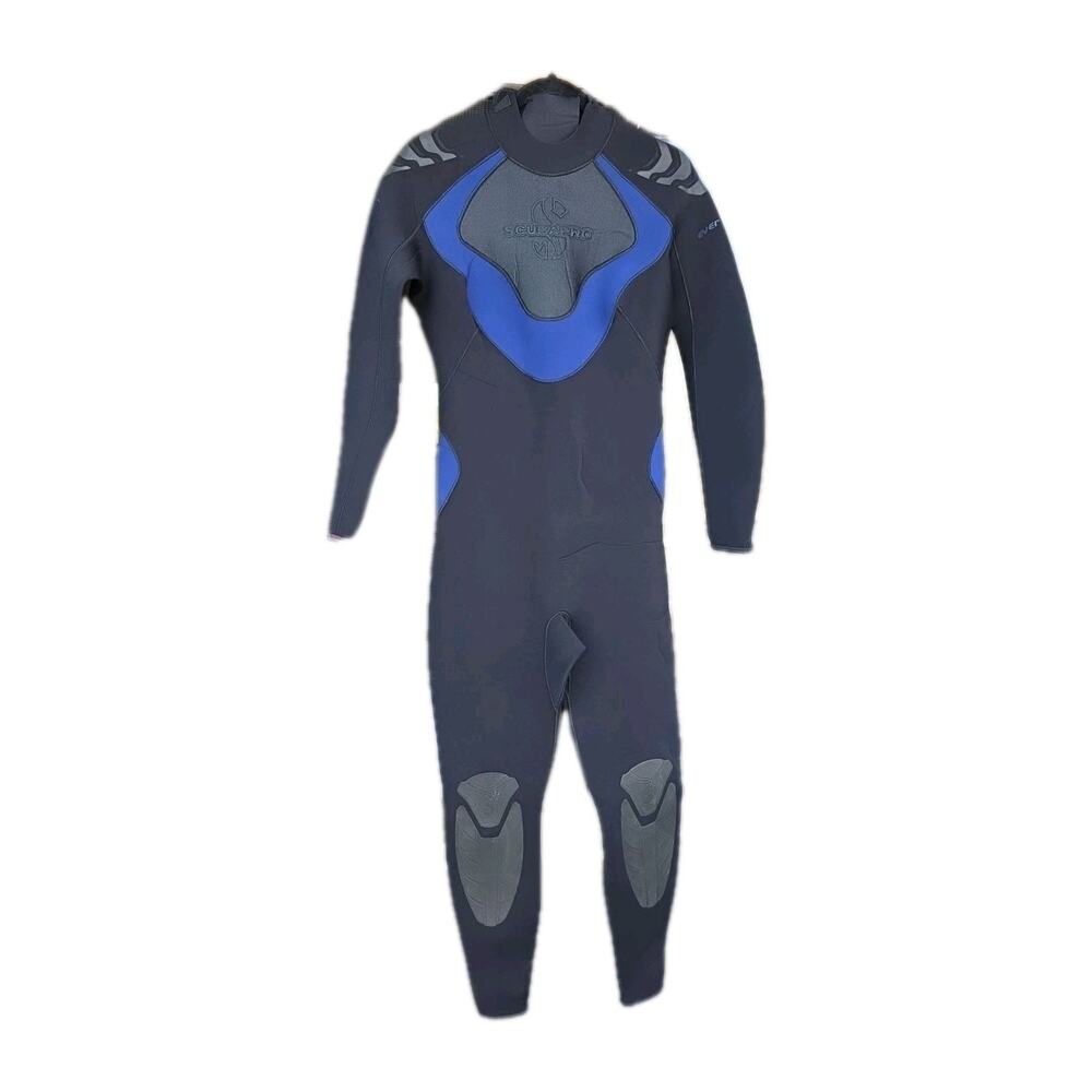 Scubapro Everflex 3mm Full Wetsuit Womens XXL 46 Blue Black Back Zip Dive